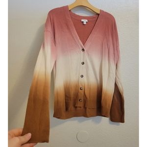 J jill womens size small ombre button down cardigan three colors